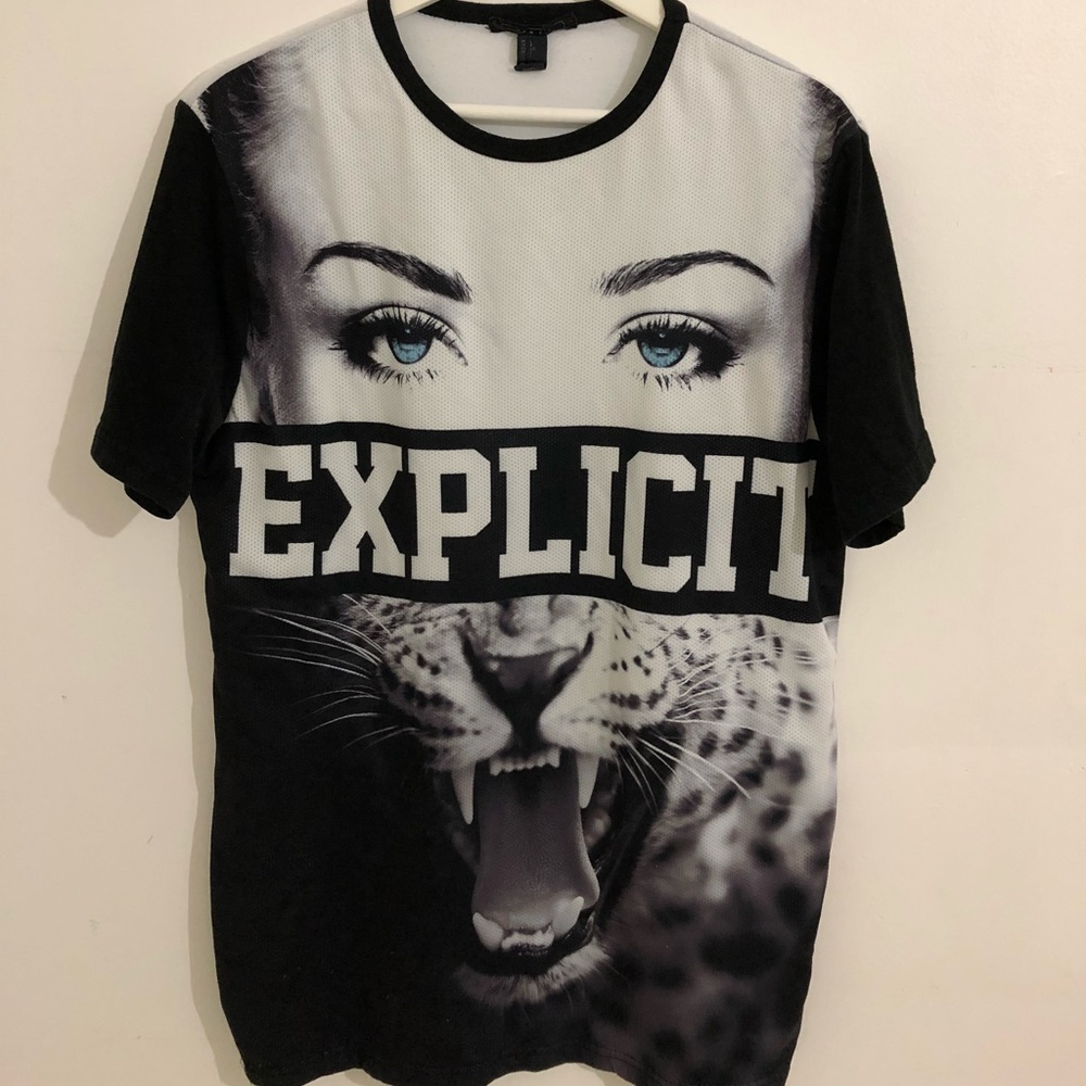 Forever 21 Mens Explicit Tee